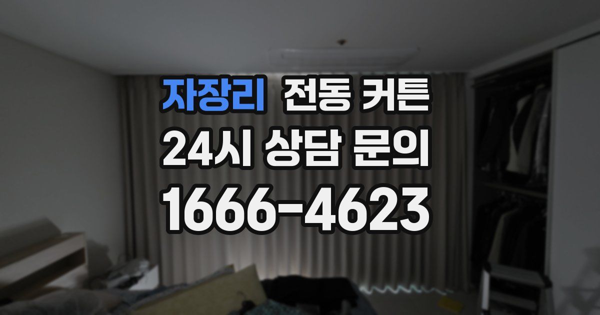 자장리 전동 커튼