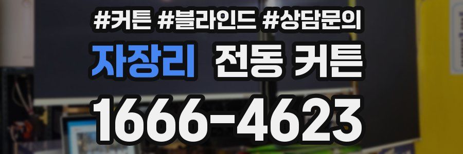 자장리 전동 커튼