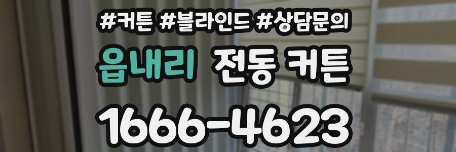 읍내리 전동 커튼