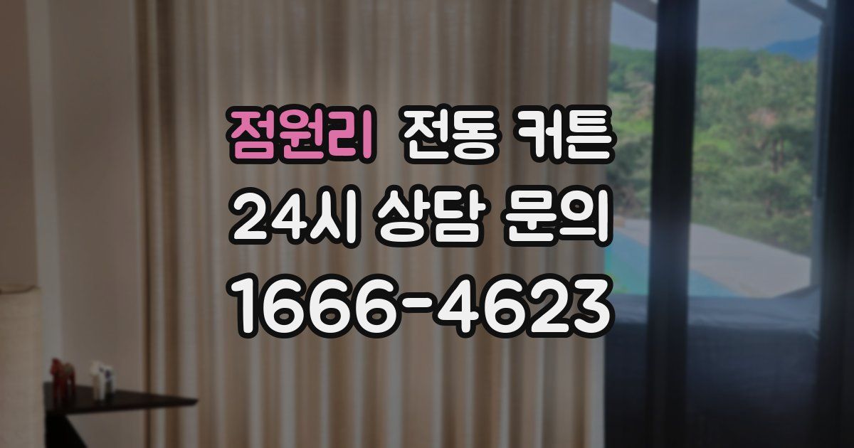 점원리 전동 커튼