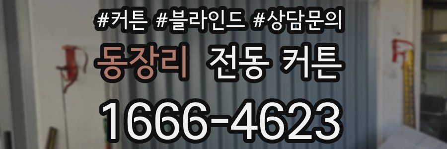 동장리 전동 커튼