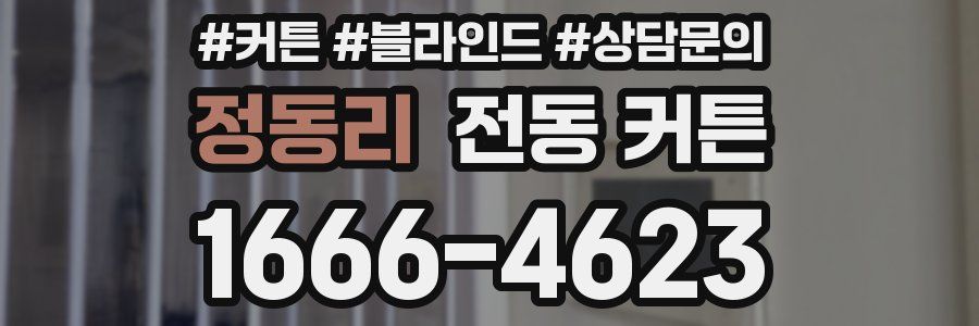 정동리 전동 커튼