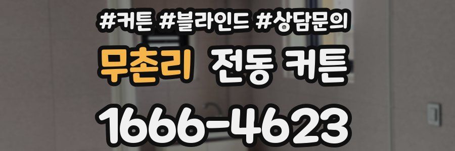 무촌리 전동 커튼