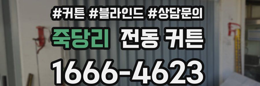 죽당리 전동 커튼