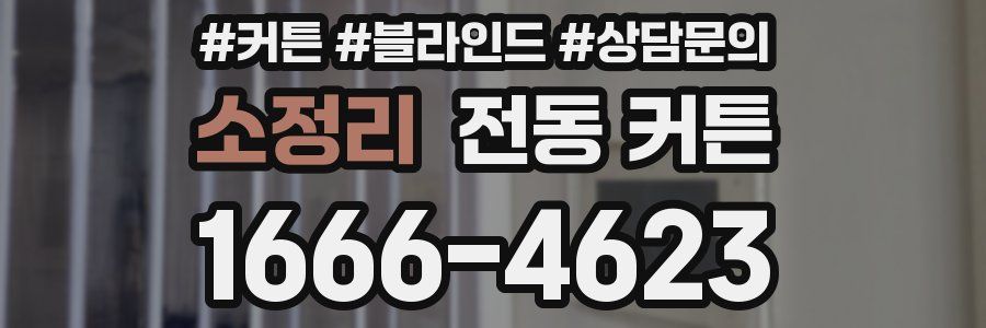 소정리 전동 커튼