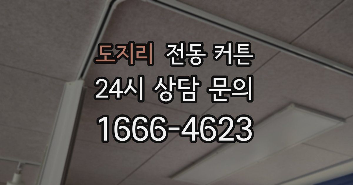 도지리 전동 커튼