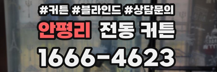 안평리 전동 커튼