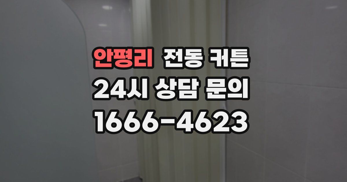 안평리 전동 커튼