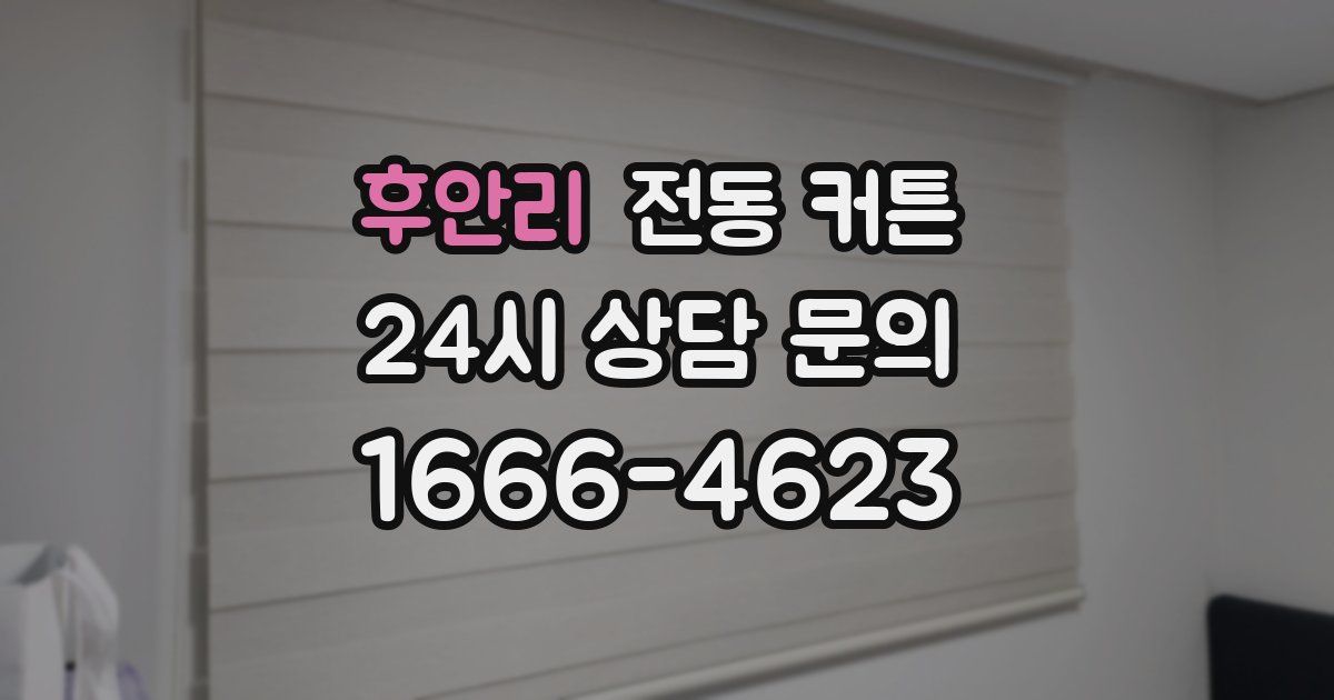 후안리 전동 커튼
