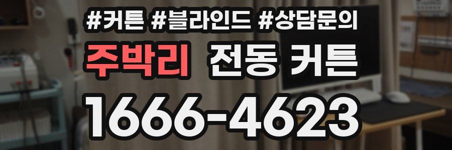 주박리 전동 커튼