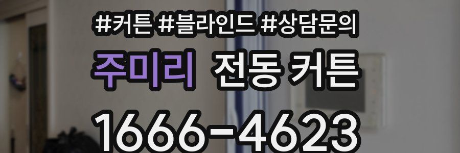 주미리 전동 커튼