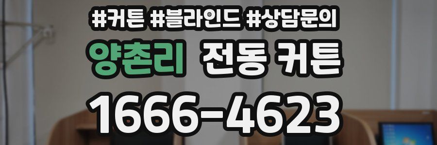 양촌리 전동 커튼