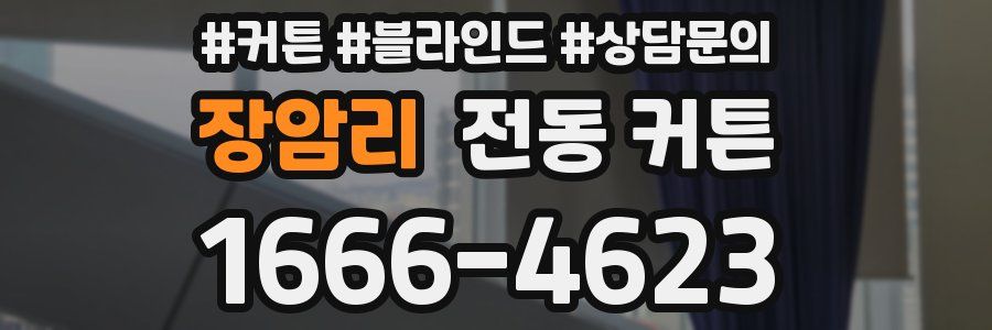장암리 전동 커튼