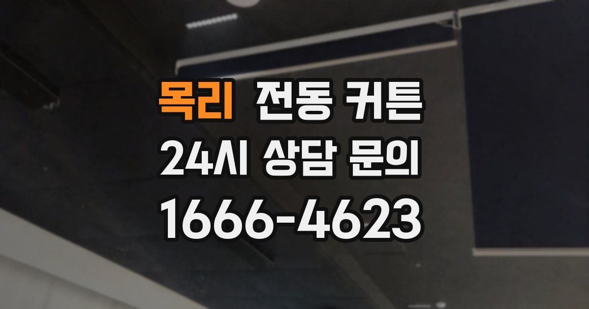 목리 전동 커튼
