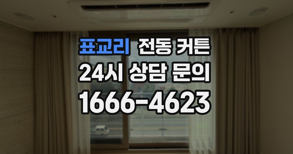 표교리 전동 커튼