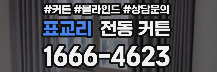 표교리 전동 커튼