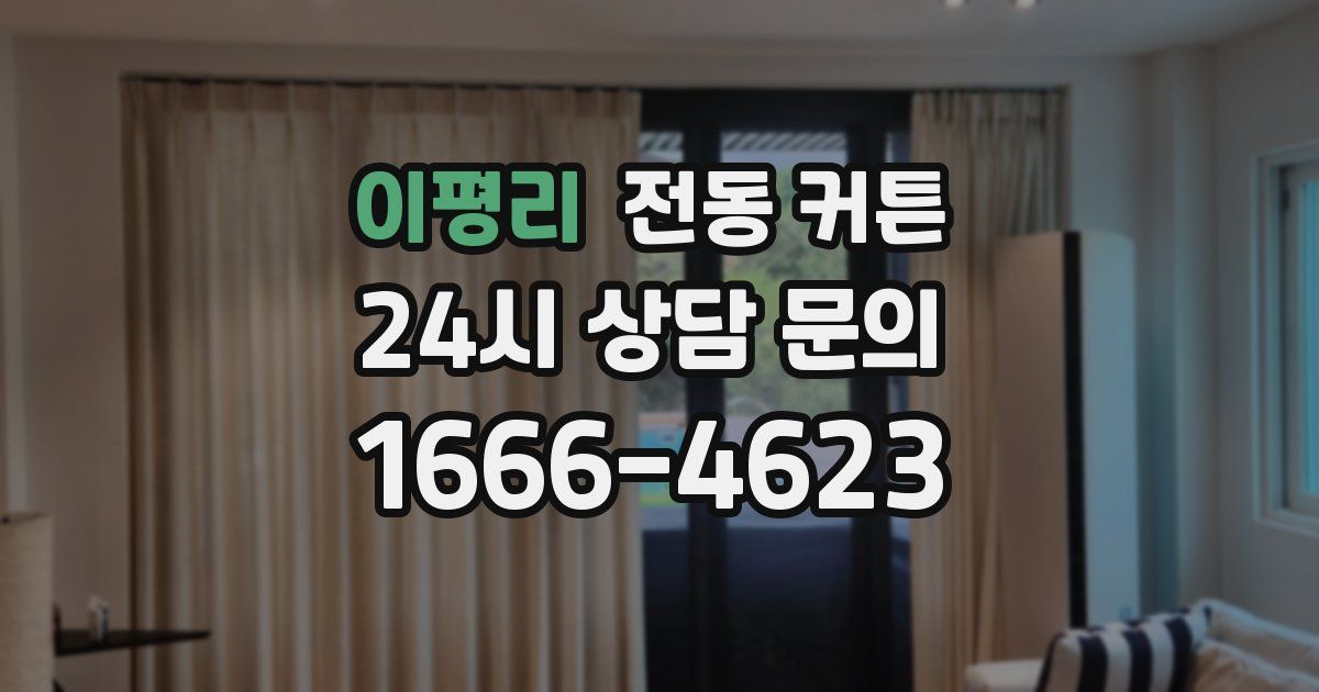 이평리 전동 커튼