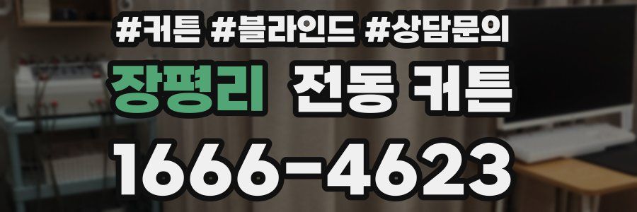 장평리 전동 커튼