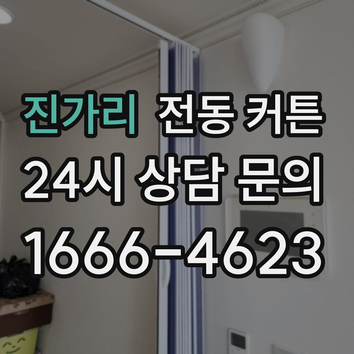 진가리 전동 커튼