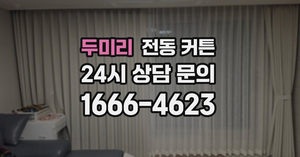 두미리 전동 커튼