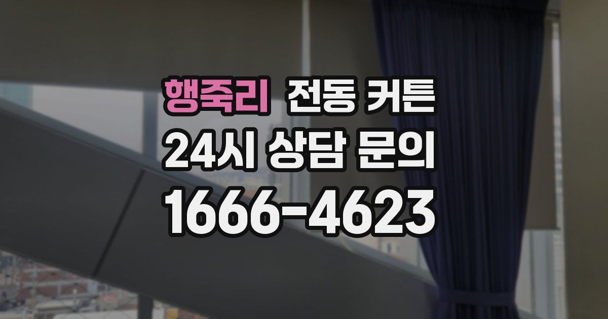 행죽리 전동 커튼