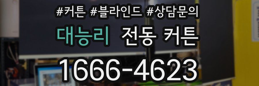 대능리 전동 커튼