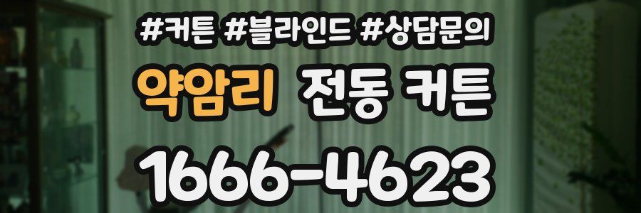 약암리 전동 커튼