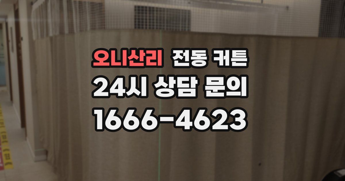 오니산리 전동 커튼