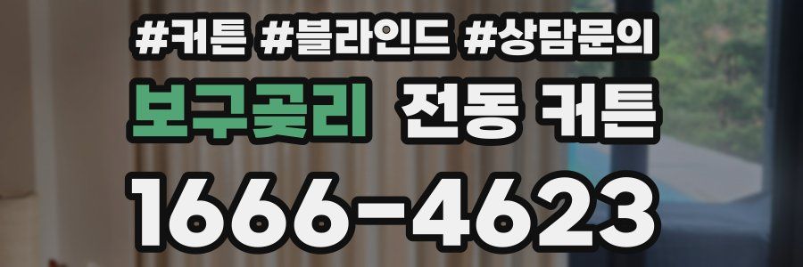 보구곶리 전동 커튼