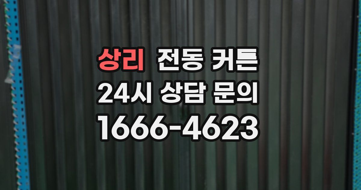 상리 전동 커튼