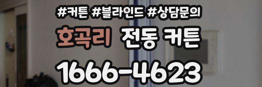 호곡리 전동 커튼