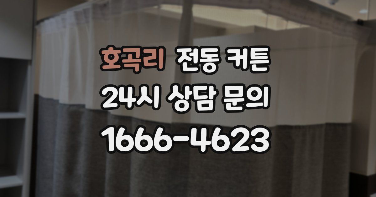호곡리 전동 커튼