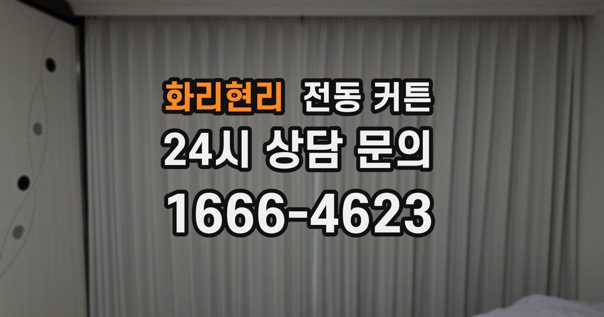 화리현리 전동 커튼