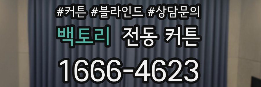 백토리 전동 커튼