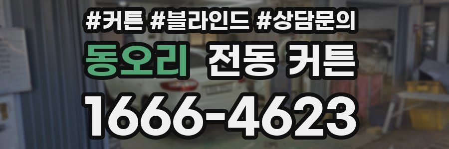 동오리 전동 커튼