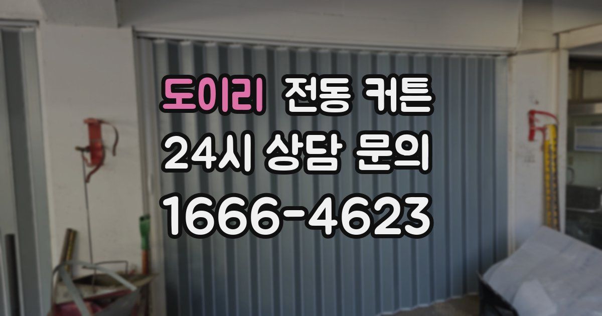 도이리 전동 커튼