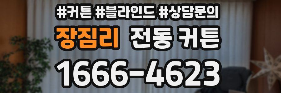 장짐리 전동 커튼