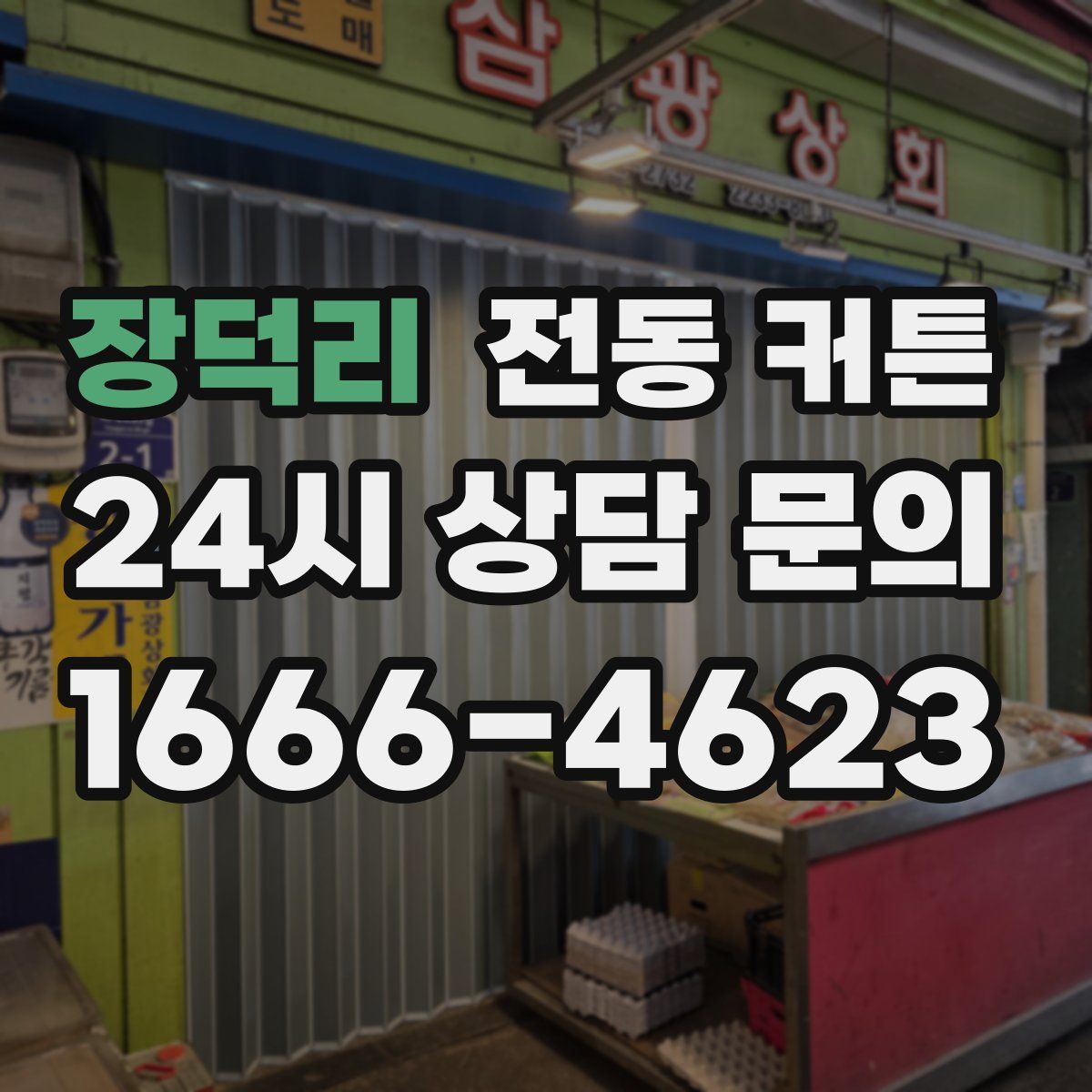 장덕리 전동 커튼