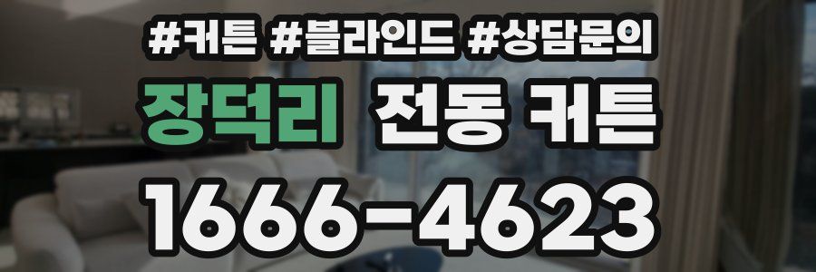 장덕리 전동 커튼