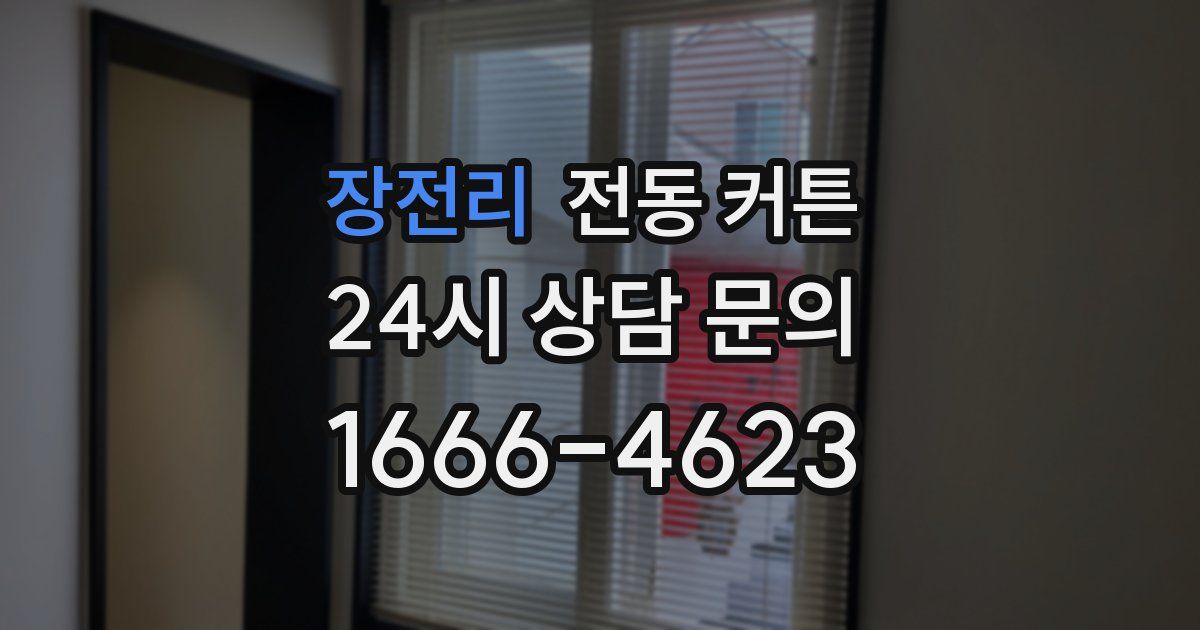 장전리 전동 커튼