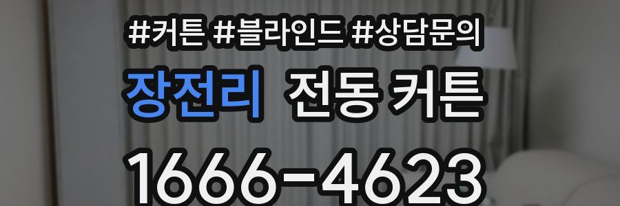 장전리 전동 커튼