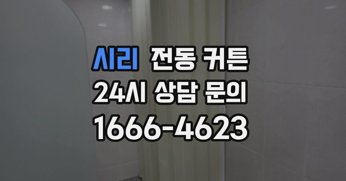 시리 전동 커튼