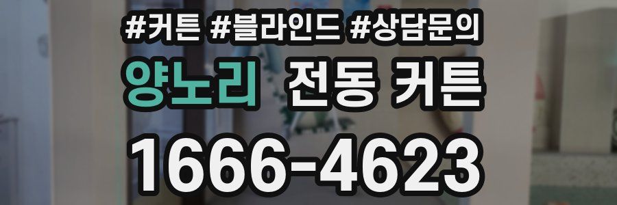 양노리 전동 커튼