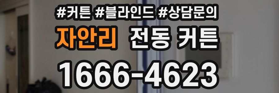 자안리 전동 커튼