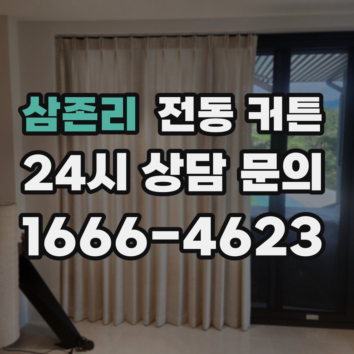 삼존리 전동 커튼