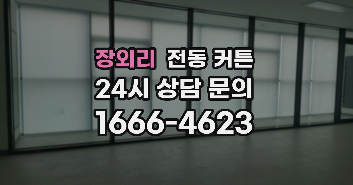 장외리 전동 커튼