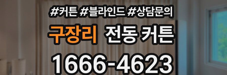 구장리 전동 커튼