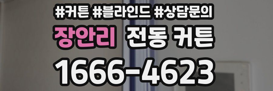 장안리 전동 커튼