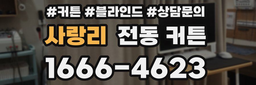 사랑리 전동 커튼