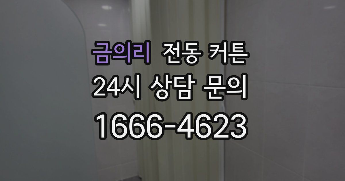 금의리 전동 커튼